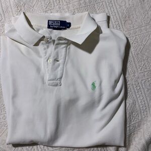 White polo size large